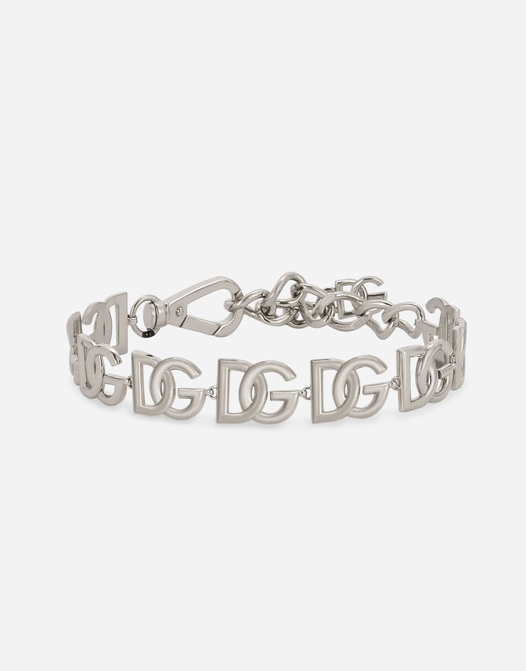 Dolce & Gabbana KIM DOLCE&GABBANA Choker mit DG-Multilogo Silber WNO4S1W1111