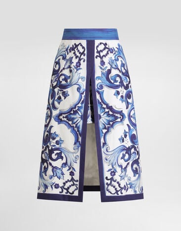 Dolce & Gabbana Majolica-print skirt Print I4O18WFPFTB