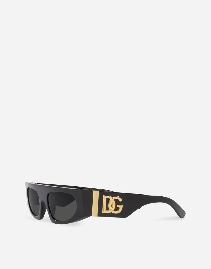 Dolce & Gabbana Sonnenbrille DG Crossed Schwarz VG4411VP187