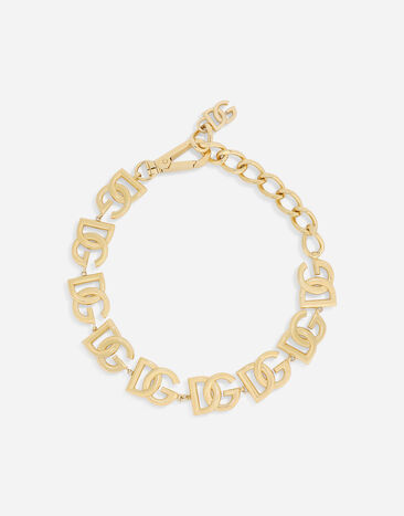 Dolce & Gabbana Choker with multiple DG logos Gold WEQ6M5W1111