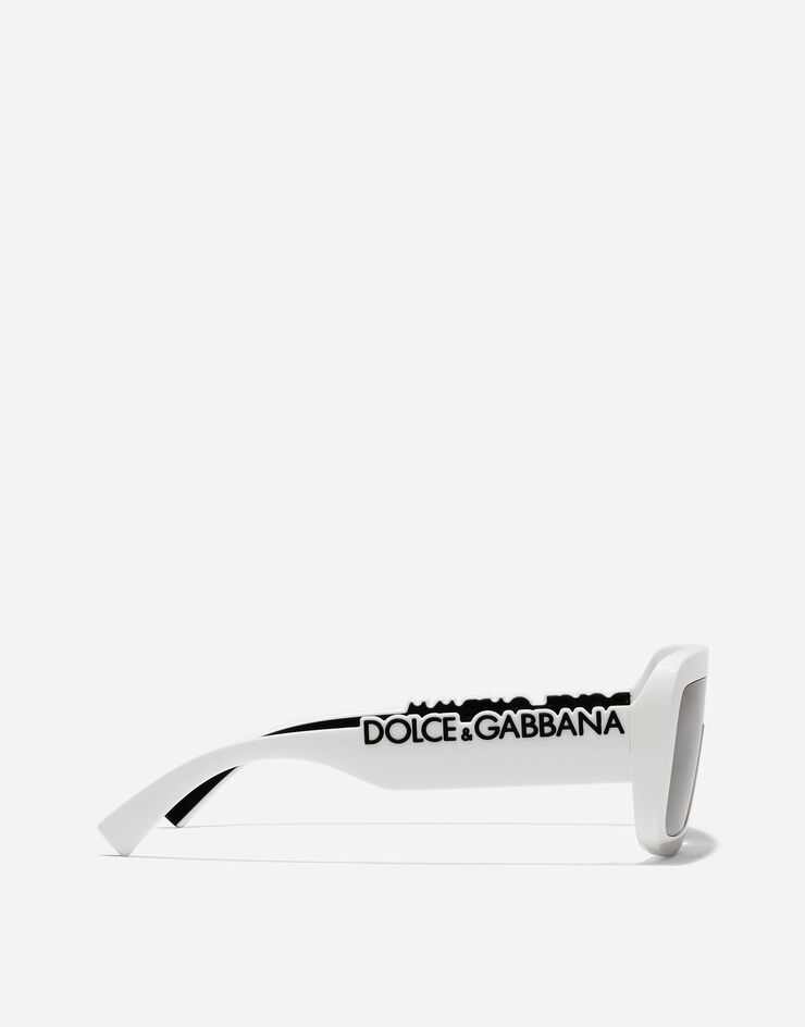 Dolce & Gabbana DG Logo Sunglasses White VG601FVN287