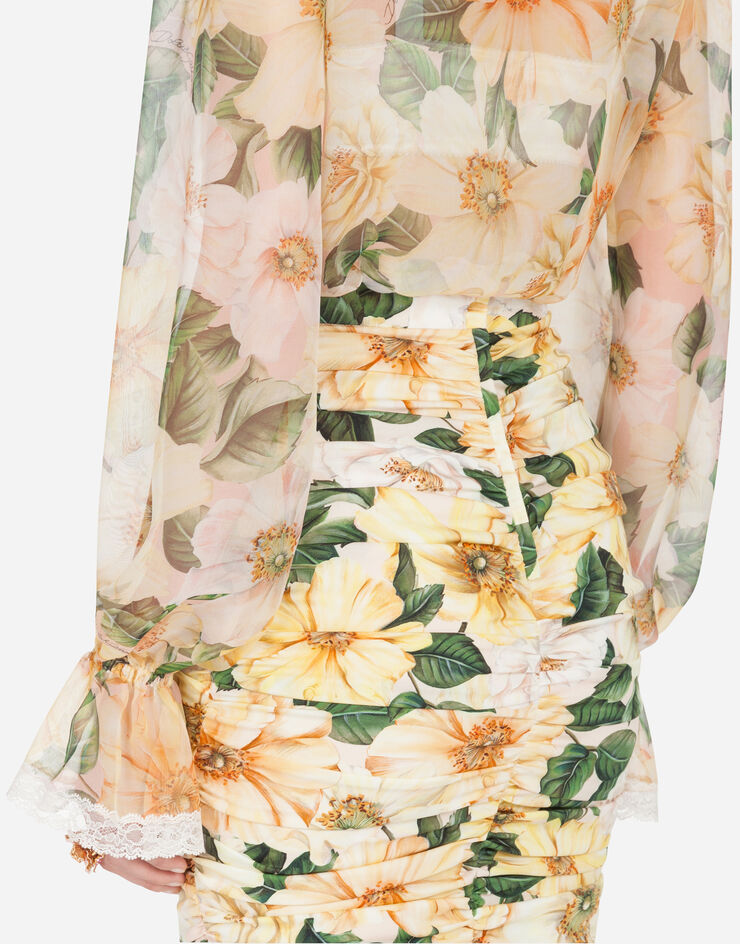 Dolce & Gabbana  ЦВЕТОЧНЫМ ПРИНТОМ F5L23TIS1E5