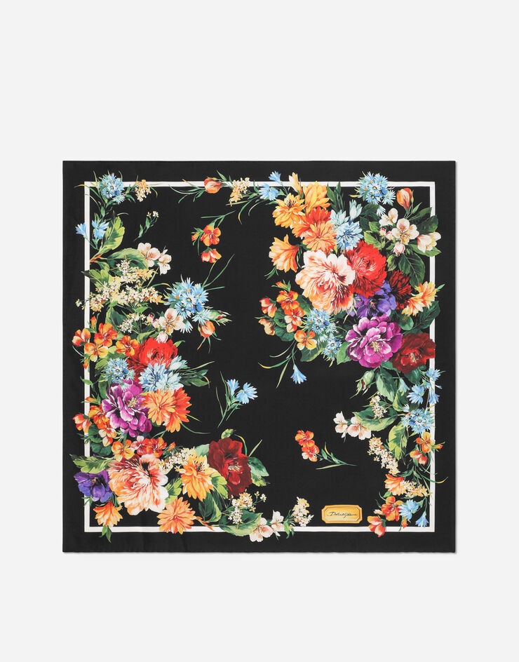 Dolce & Gabbana Tuch 70 x 70 aus Seidentwill Mehrfarbig FN092RGDC7B