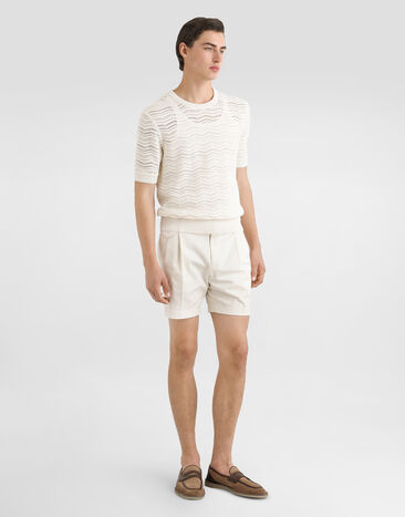 Dolce & Gabbana Cotton pullover White GXX59TJBCFK