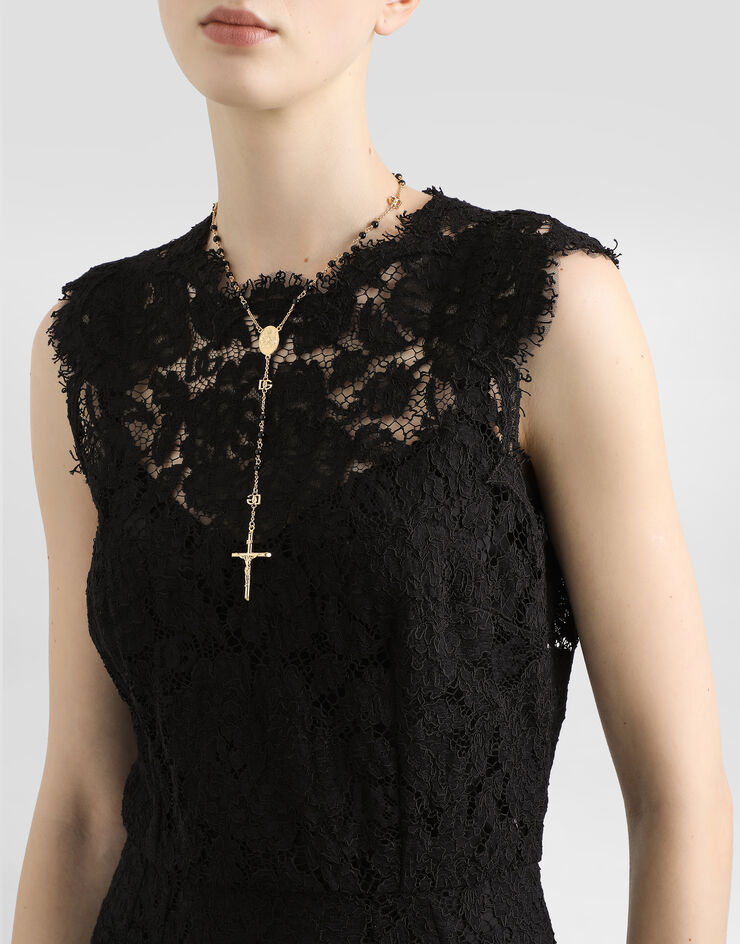 Dolce & Gabbana قلادة نمط مسبحة ذهبي WNR4C1W1111