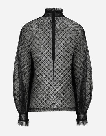 Dolce & Gabbana Mesh blouse Dolce & Gabbana Mesh blouse Black F79EMTFLSK8