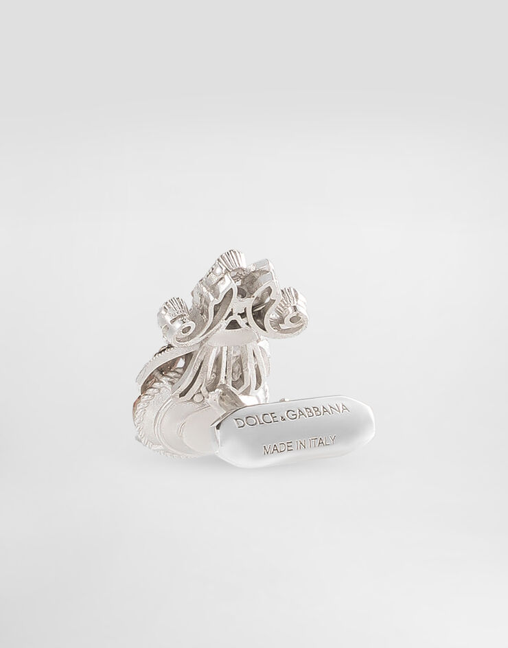 Dolce & Gabbana Gemelos Sartoria con strass Silver WFS1S4W1111