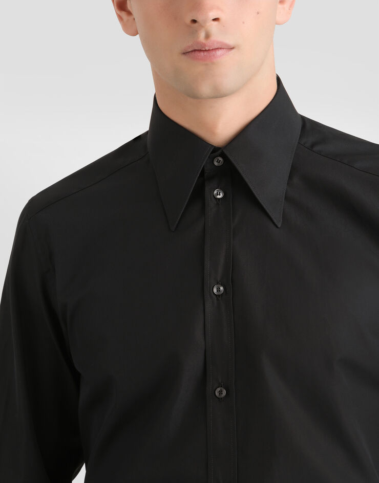 Dolce & Gabbana Martini poplin shirt Black G5NP9TGJ721