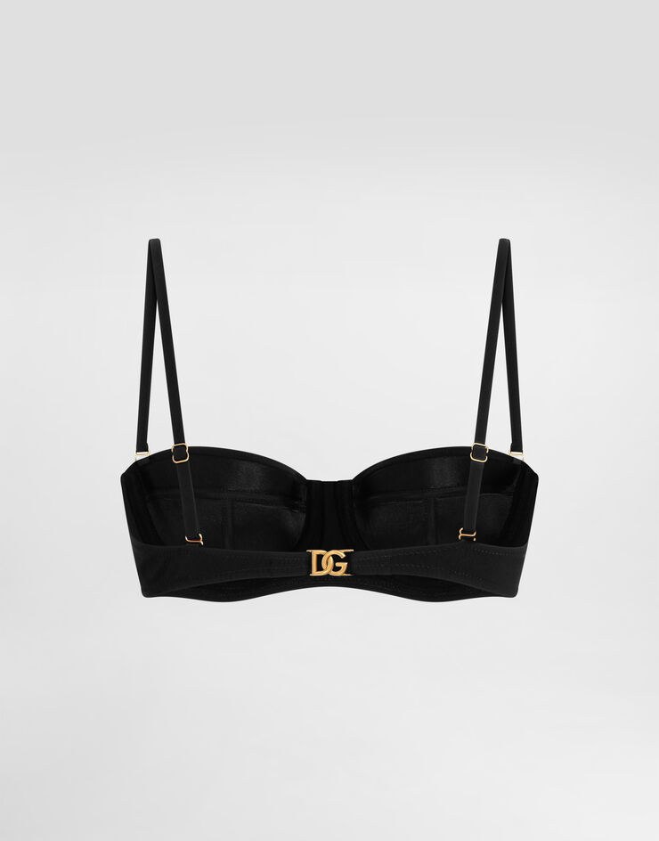 Dolce & Gabbana Balconette bikini top Nero O1A16JONO12