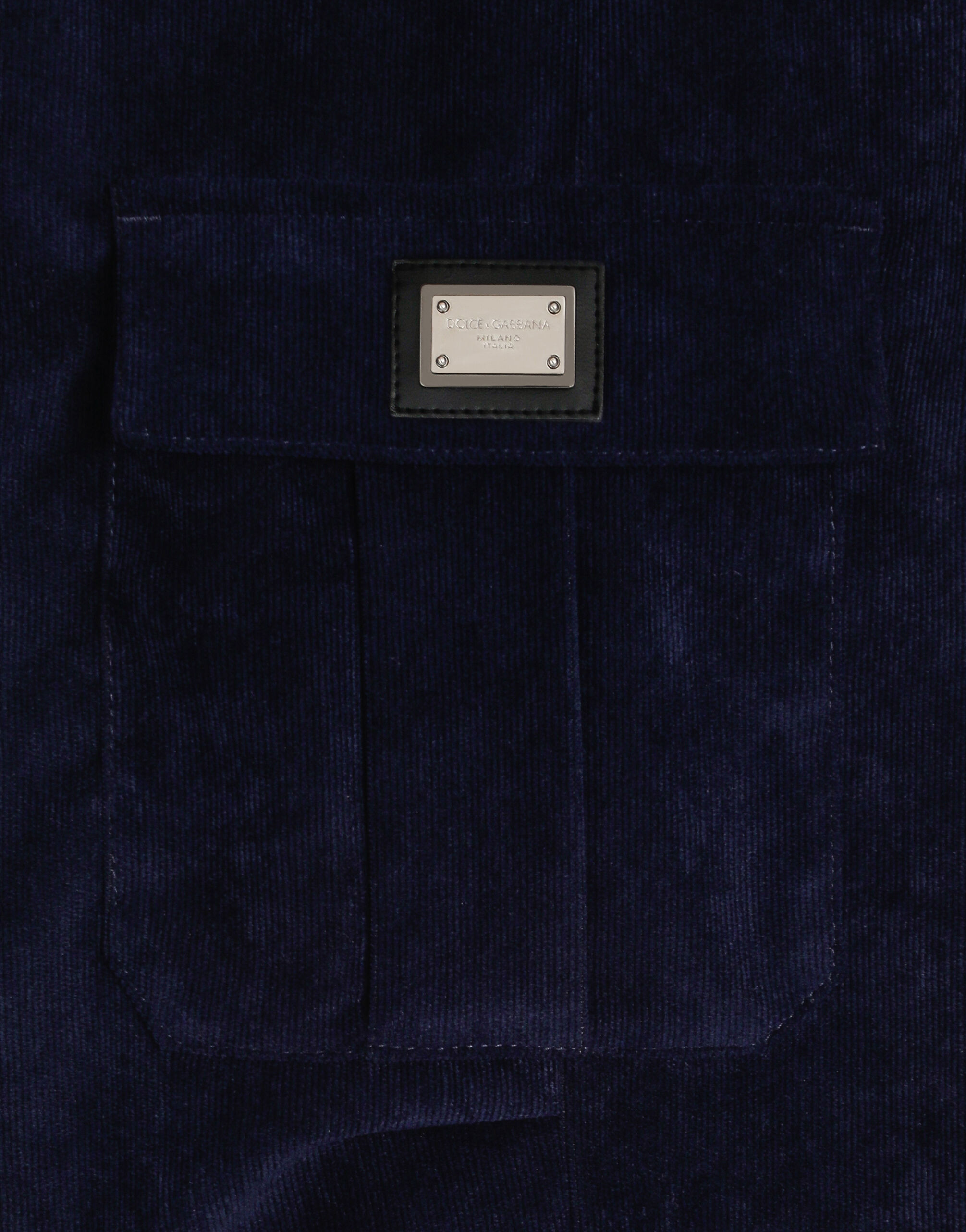 Corduroy trousers in Blue for Boys | Dolce&Gabbana® US