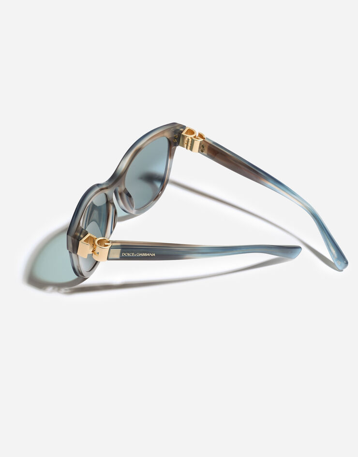 Dolce & Gabbana DG Hinge 太阳眼镜 Striped blue VG4533VP880