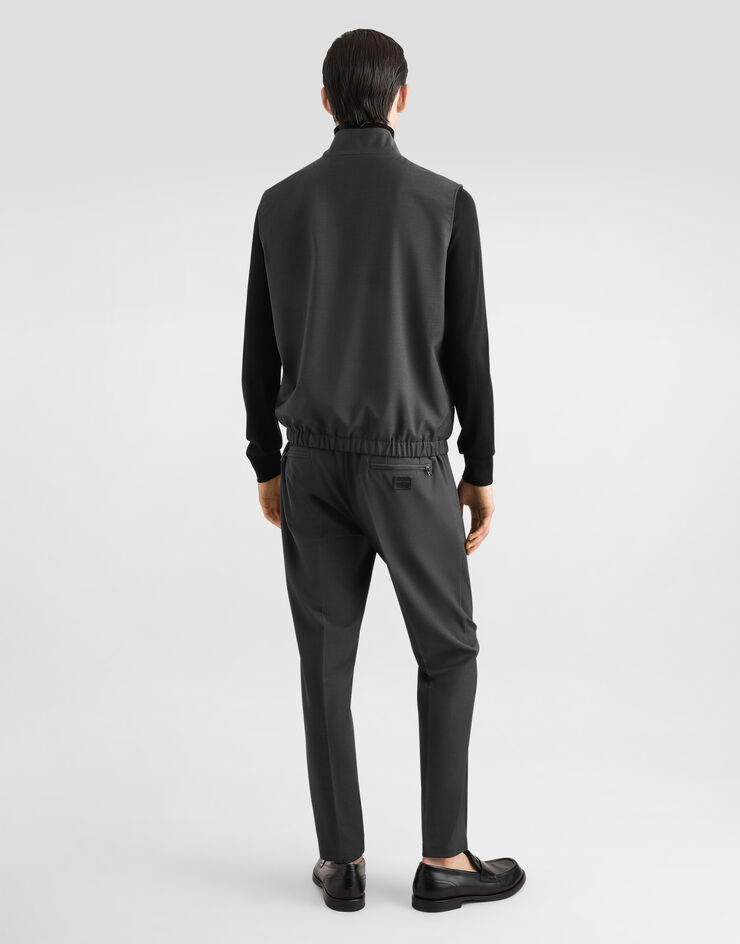 Dolce & Gabbana 羊毛慢跑裤 灰 GYACETFURK8