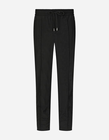 Dolce & Gabbana Pantalón de chándal de lana virgen Negro GYACETGH460