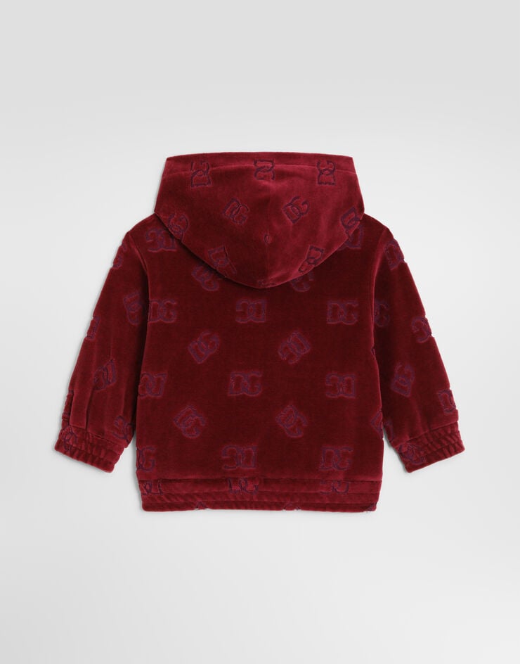 Dolce & Gabbana Logo jacquard jersey sweatshirt Dolce & Gabbana Logo jacquard jersey sweatshirt Red L2JWDLFJ7DL