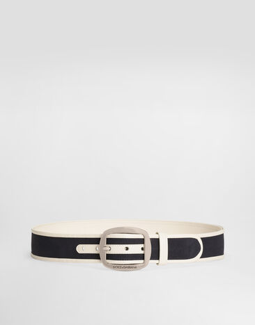 Dolce & Gabbana حزام من قماش كانفاس Multicolor BC4996A0917