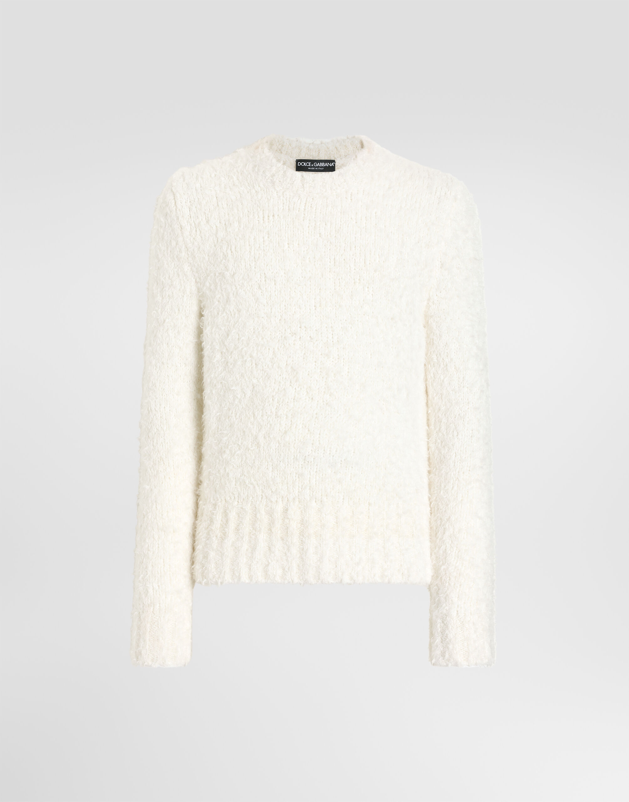 Bouclé-effect pullover - thumbnail 6