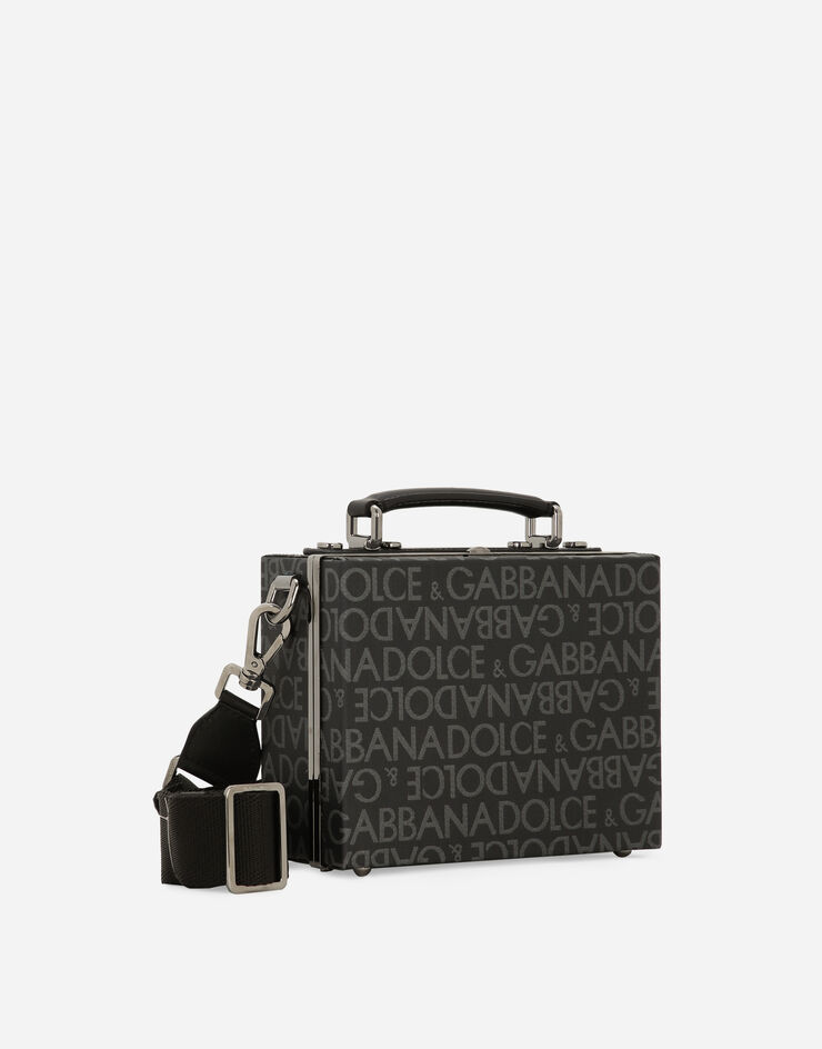 Dolce&Gabbana Tasche Box aus beschichtetem Jacquard Mehrfarbig BM2281AJ705