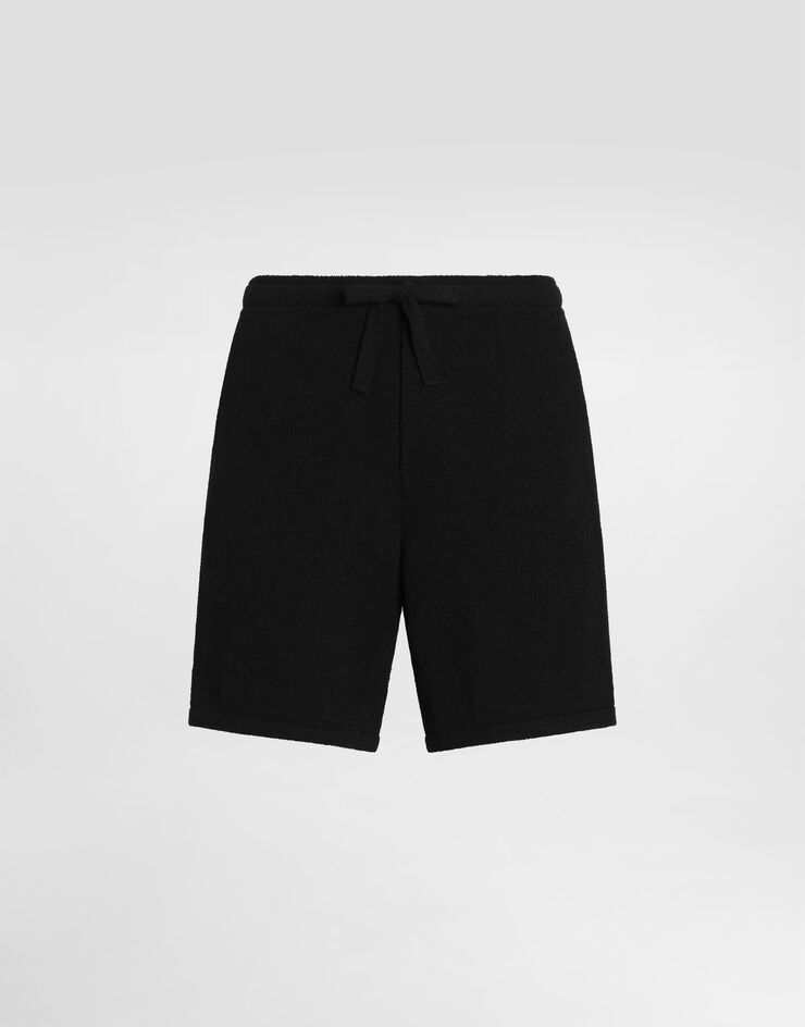 Dolce & Gabbana Smooth knit shorts Black GXU31ZJGMGX