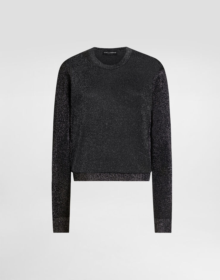Dolce & Gabbana Metallic viscose pullover Dolce & Gabbana Metallic viscose pullover Multicolor FXXB8TJGMCE