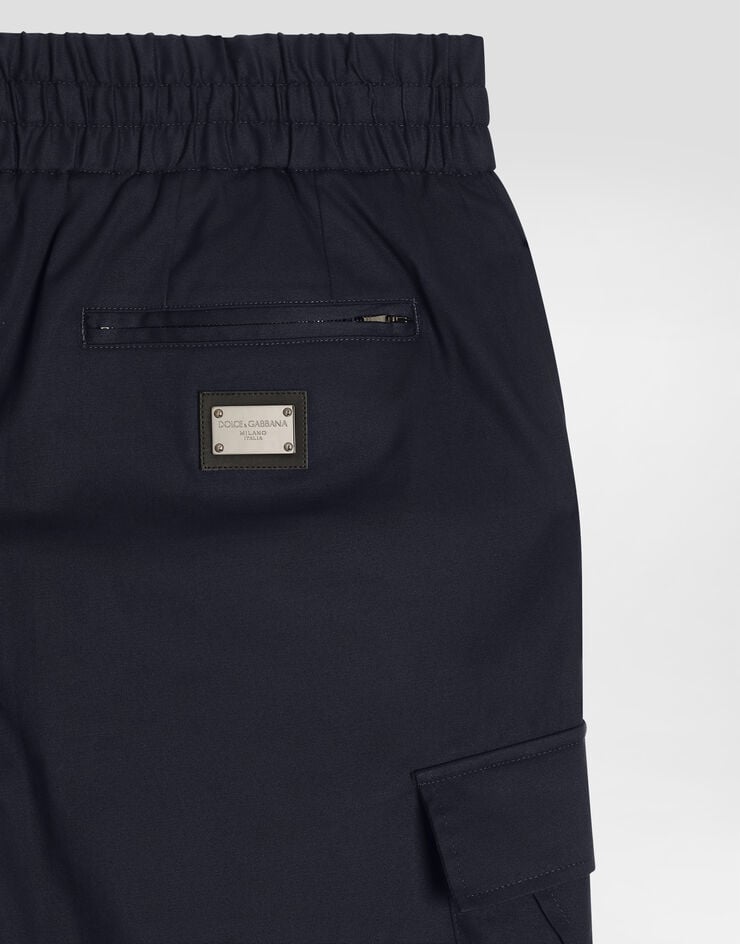 Dolce & Gabbana 标牌棉质工装裤 蓝 GW5OHTFUFMF