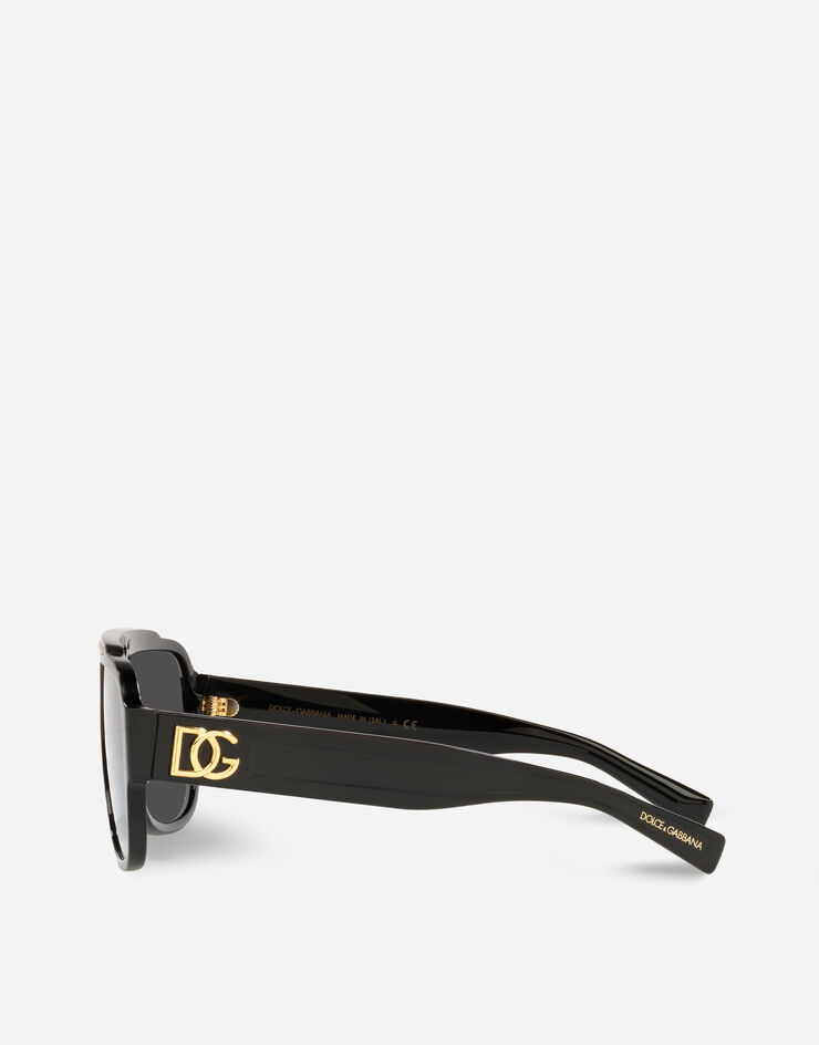 Dolce & Gabbana DG crossed sunglasses Negro VG438BVP187