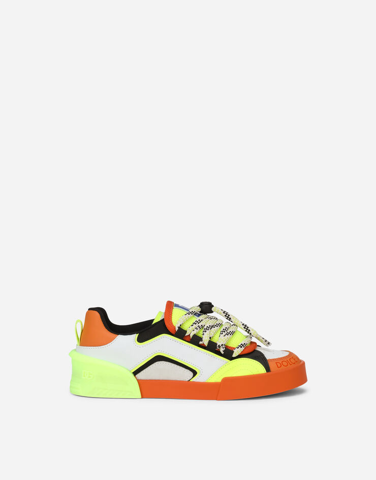 Dolce & Gabbana Mixed-material Portofino Space sneakers Multicolor DA5120AB718