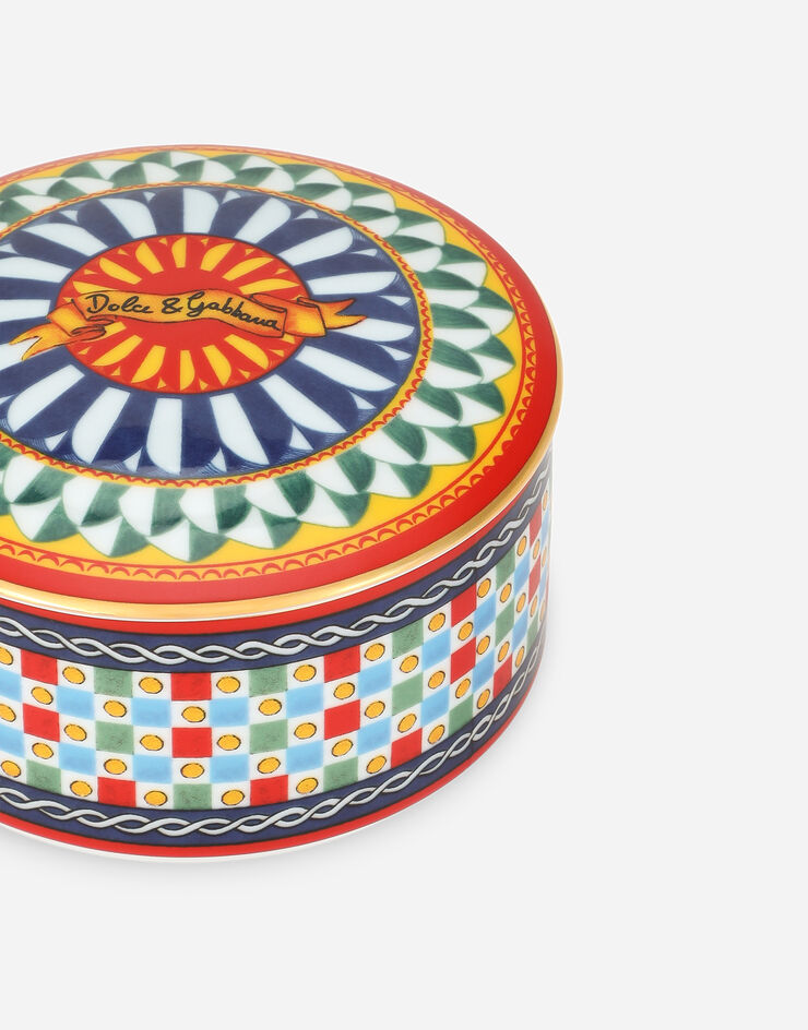 Dolce & Gabbana Decorated Porcelain Box Dolce & Gabbana Decorated Porcelain Box Multicolor TCC200TCAMS