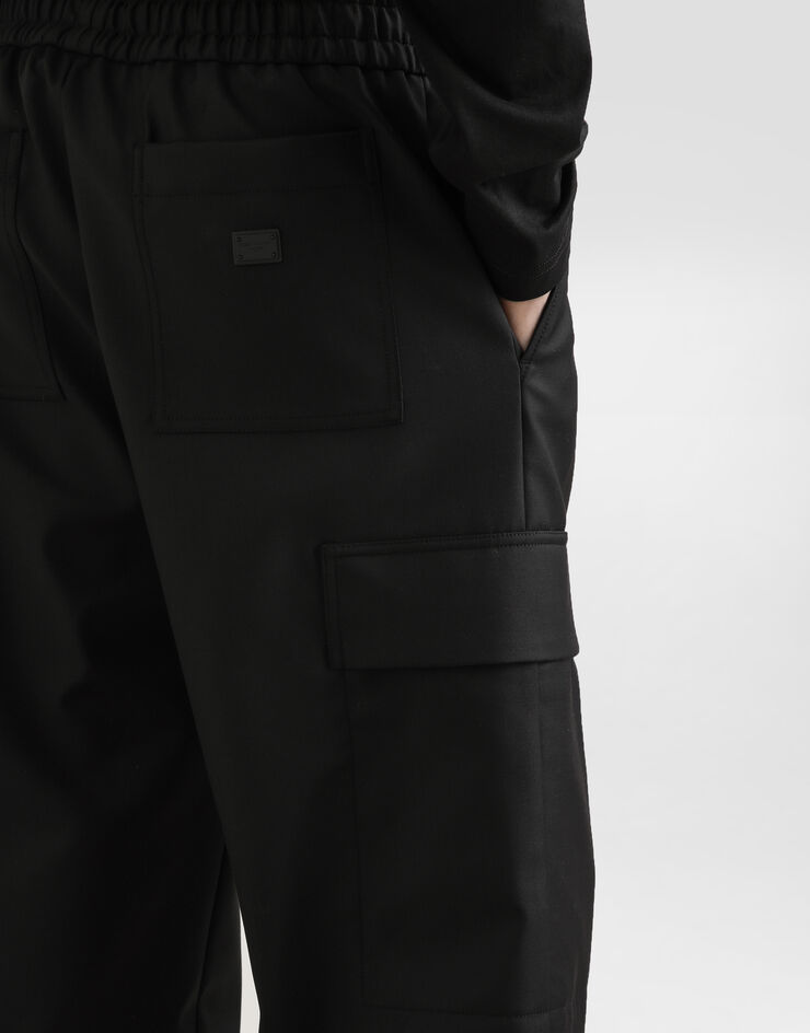 Dolce & Gabbana 羊毛工装裤 黑 GP0L3TGI872