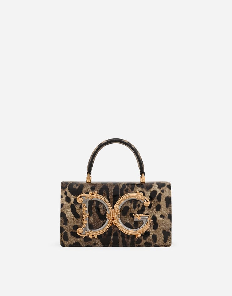 Dolce & Gabbana حقيبة DG Girls صغيرة طبعة جلود الحيوانات BI3278AM568