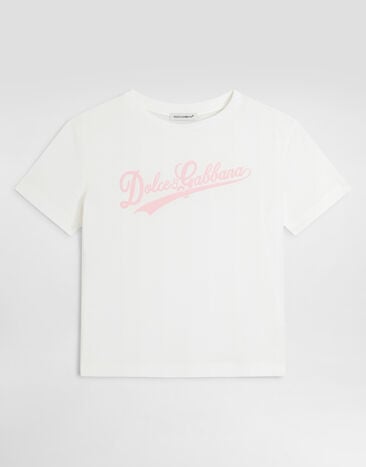 Dolce & Gabbana Jersey t-shirt with logo  L5JTNKG7PWL