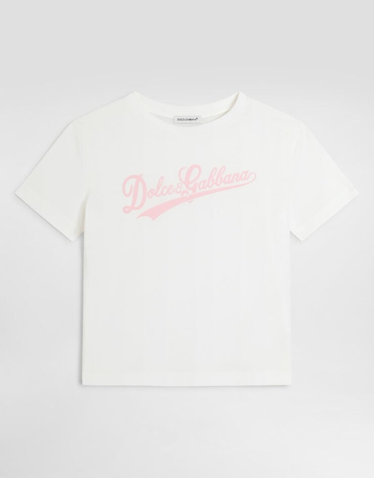 Dolce & Gabbana Jersey t-shirt with logo  L5JTNKG7PWL