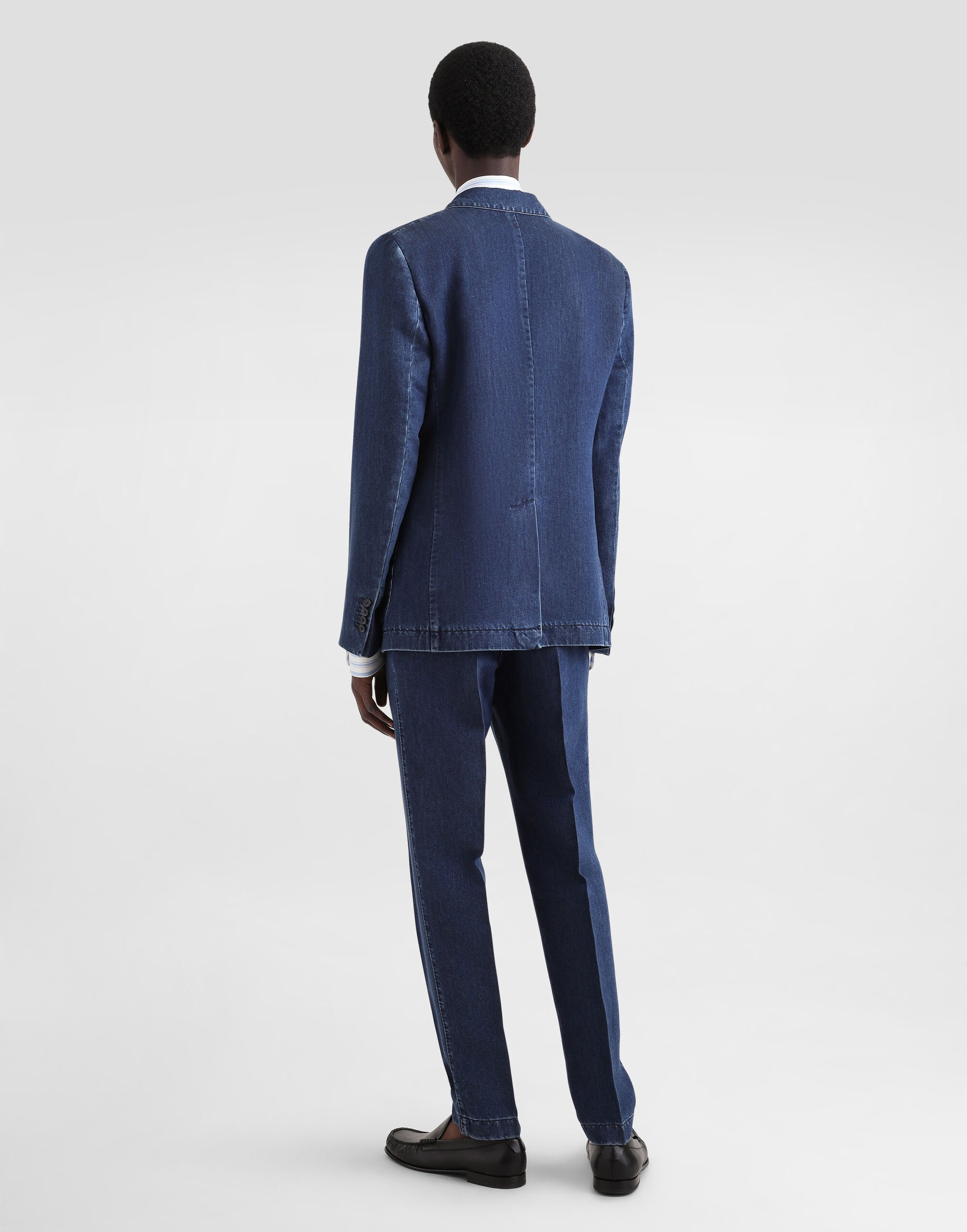 Dolce&Gabbana ドット柄　ニットダブルジャケット DOLCE&GABBANA マイクロドット柄 ダブルテーラードジャケット