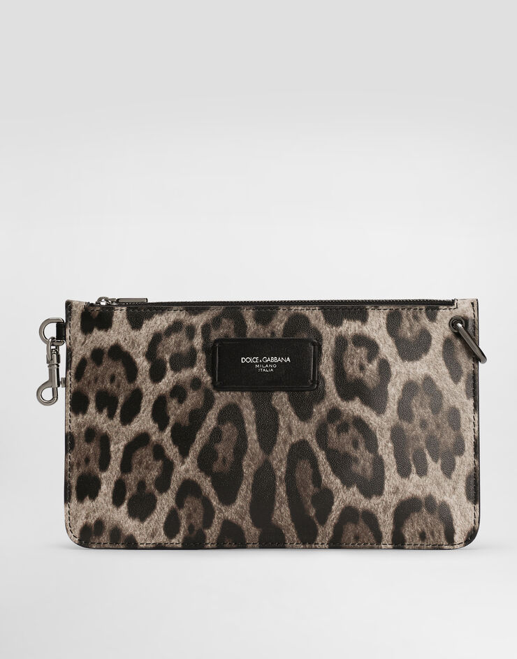 Dolce & Gabbana Neceser en piel de becerro Imprima BP3343A6519