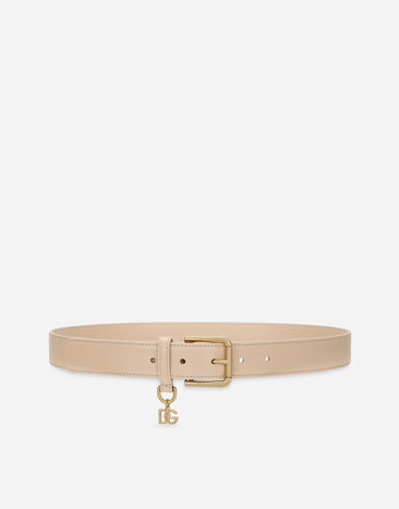 Dolce & Gabbana DG charm belt Black FB404AGDC2P