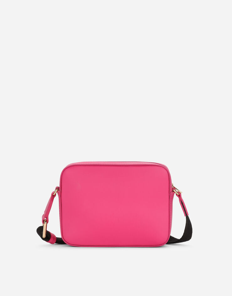Dolce & Gabbana Crossbody bag with embossed DG logo Fuchsia EB0100AC511