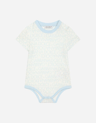 Dolce & Gabbana Bodi de punto con estampado Logomania Imprima L1JO9IHS7MD