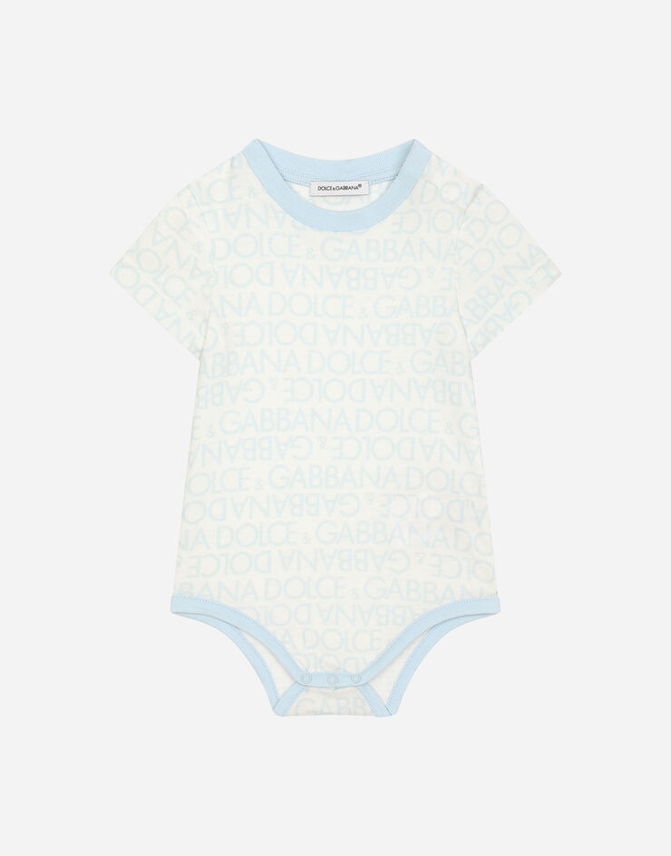 Dolce & Gabbana Bodi de punto con estampado Logomania Imprima L1JO9IHS7MD