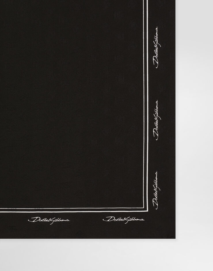 Dolce & Gabbana Seidentuch mit Logoprint Mehrfarbig GQ348EG0WT8