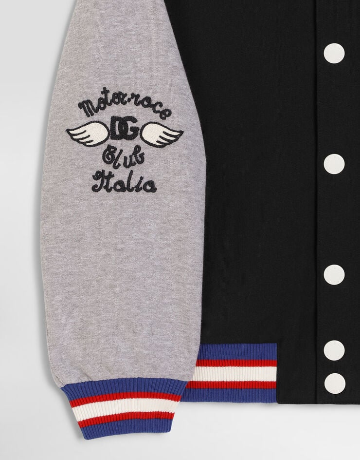 Dolce & Gabbana Cotton sweatshirt with patch Dolce & Gabbana Cotton sweatshirt with patch L4JB8FG7P6N