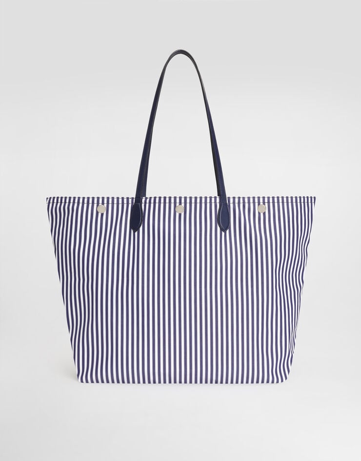 Dolce & Gabbana Essenza poplin shopping bag Multicolor BM2658A0759