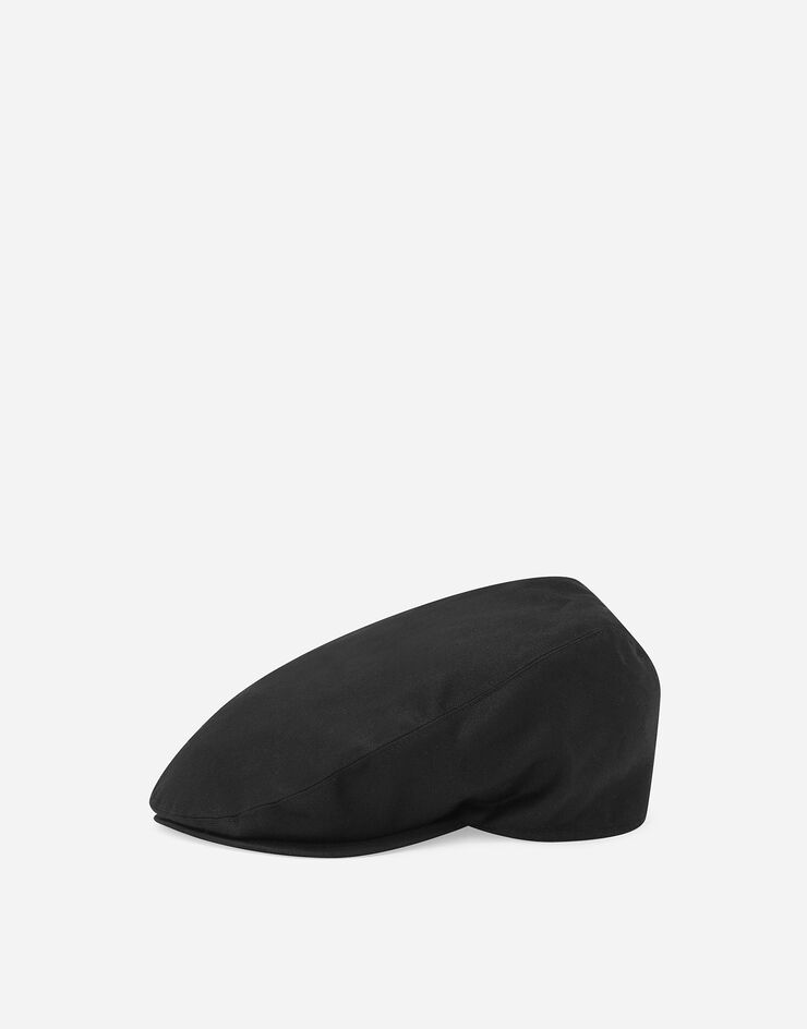 Dolce & Gabbana Cotton gabardine flat cap Schwarz GH587AGH861