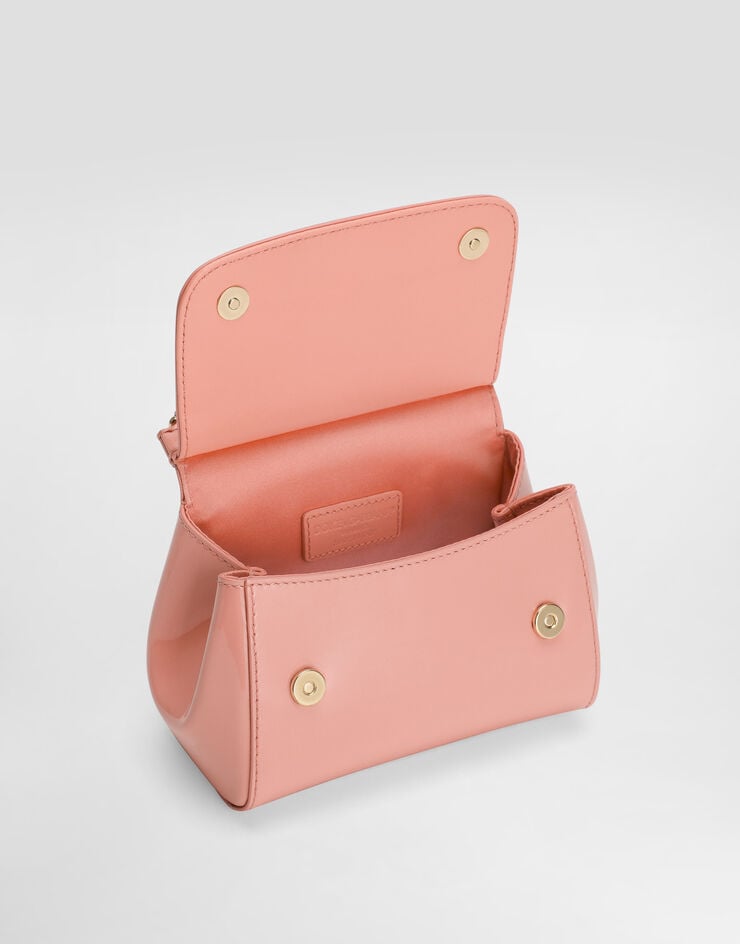 Dolce & Gabbana Patent leather sicily handbag Pink EB0003A1067