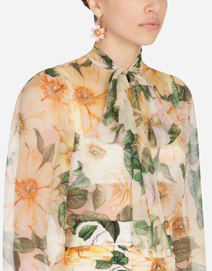 Dolce & Gabbana  ЦВЕТОЧНЫМ ПРИНТОМ F5L23TIS1E5
