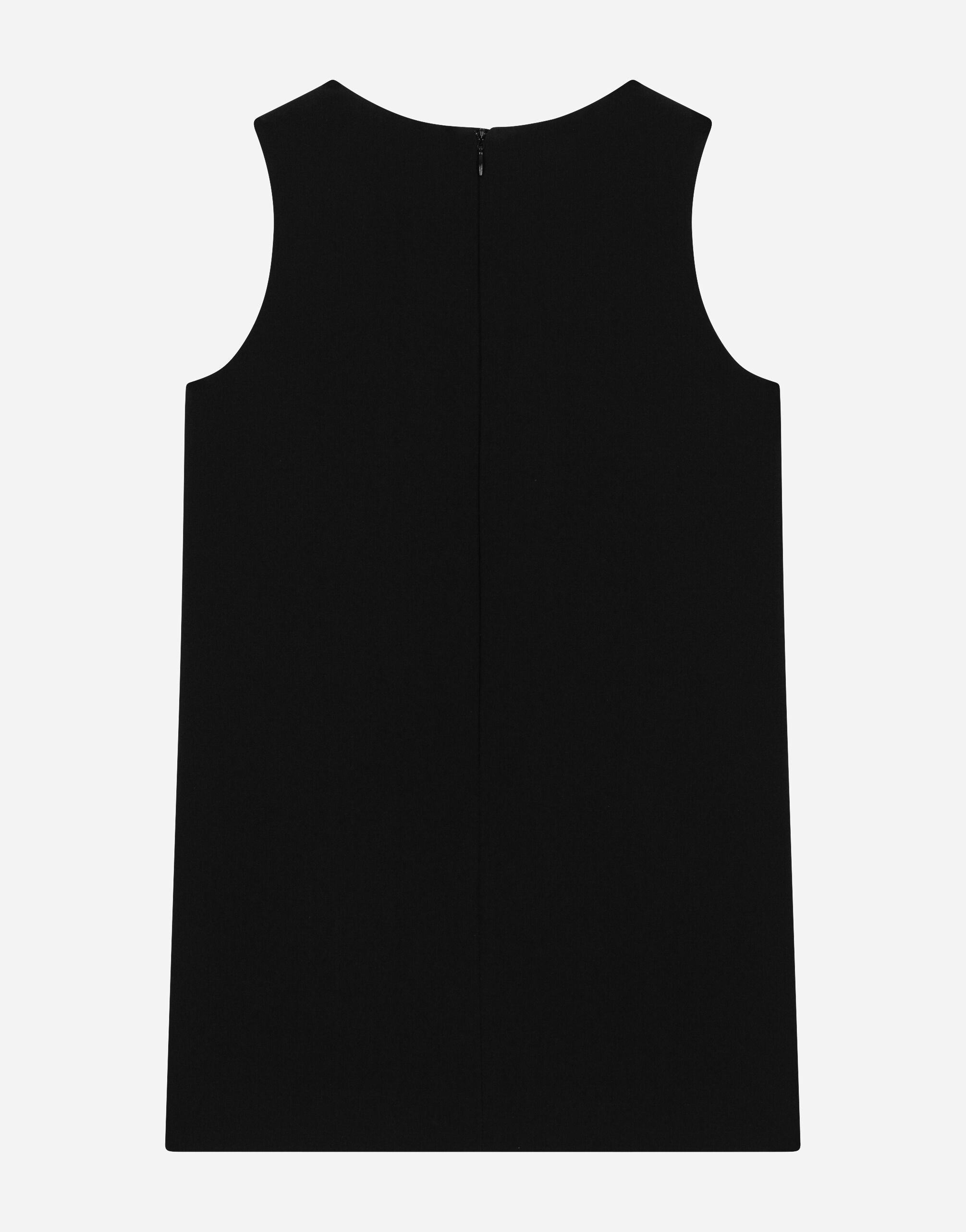 Dolce & Gabbana ノースリーブ Aラインミニドレス ブラック Dolce & Gabbana ノースリーブ Aラインドレス | ブラック