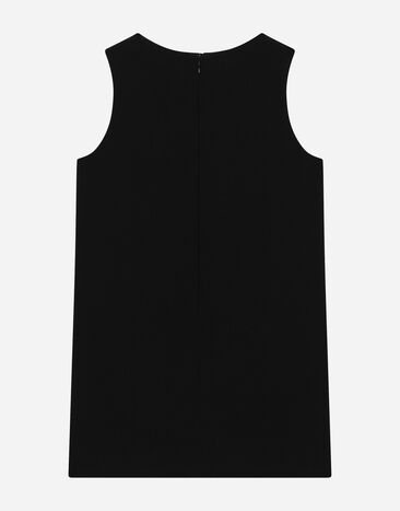 Dolce & Gabbana Cady A-line minidress Negro L53DF1G7M4Q