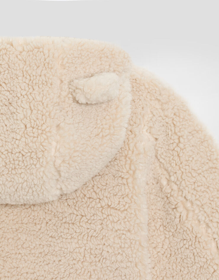 Dolce & Gabbana Faux fur jacket White L1JC37FUP7K