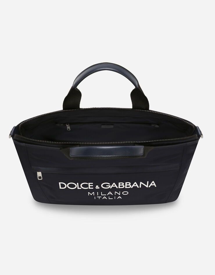 Dolce & Gabbana Bolsón de nailon Azul BM2125AG182