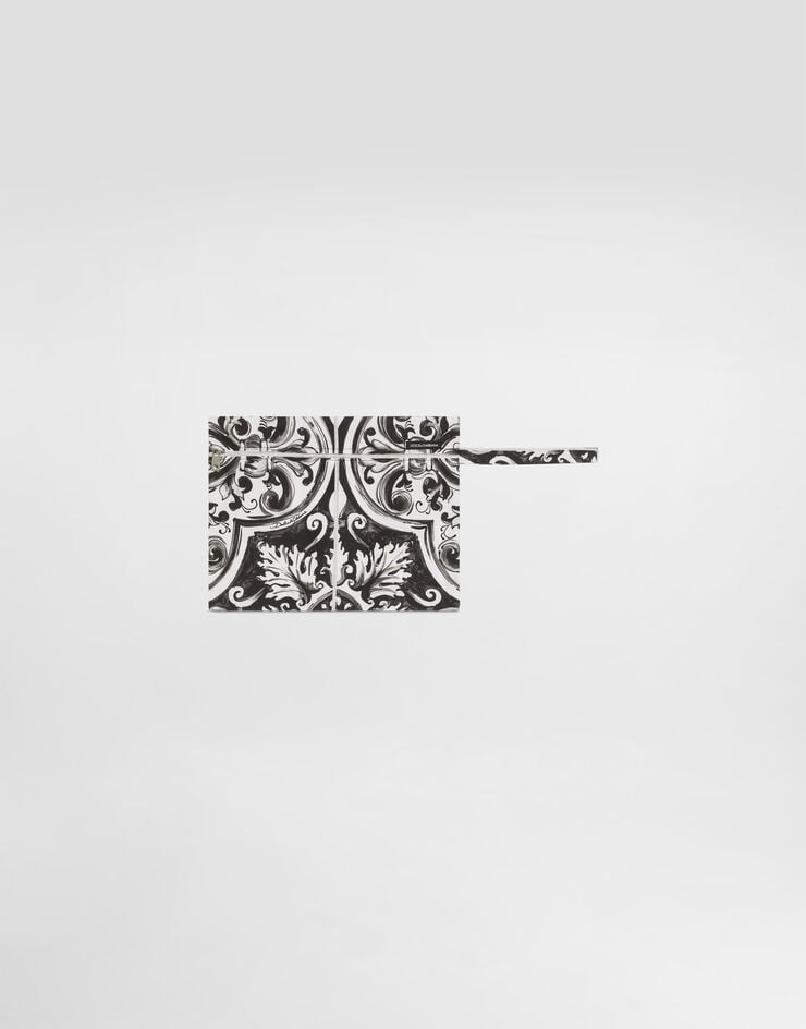 Dolce & Gabbana Mittellange Badeshorts Majolika-Print Mehrfarbig M4A13TFIM6J