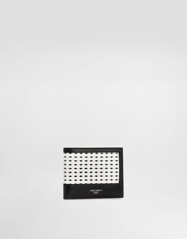 Dolce & Gabbana Woven plongé calfskin wallet Multicolor BP1321AN419