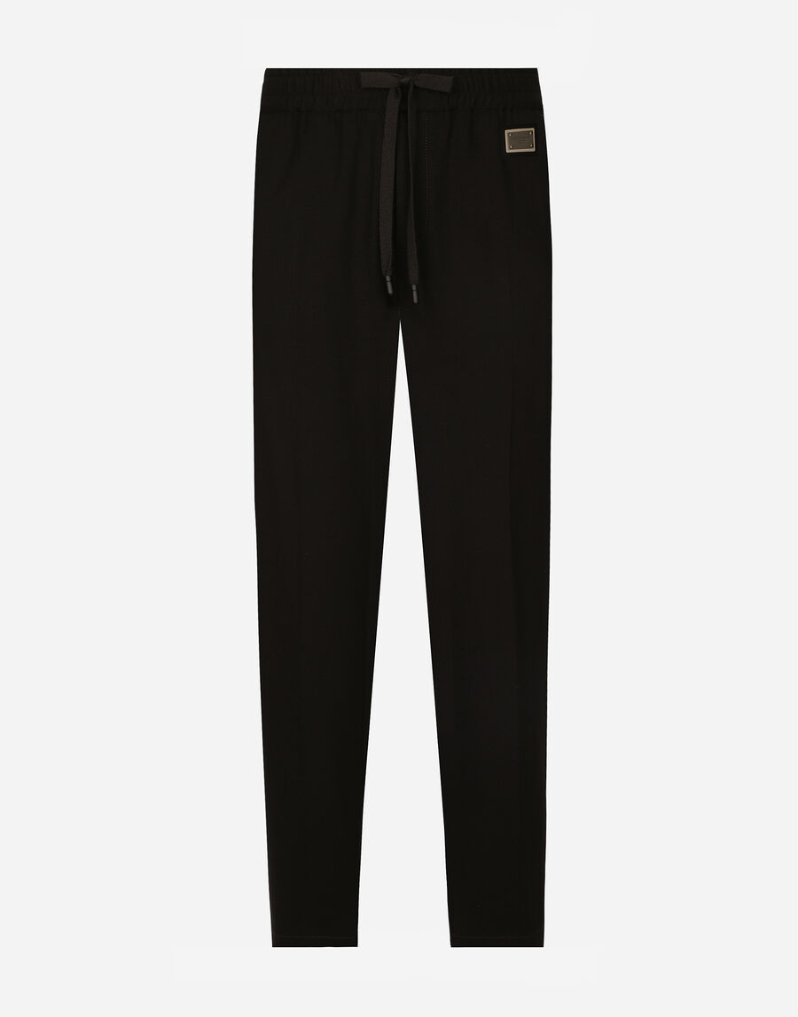 Jersey jogging pants